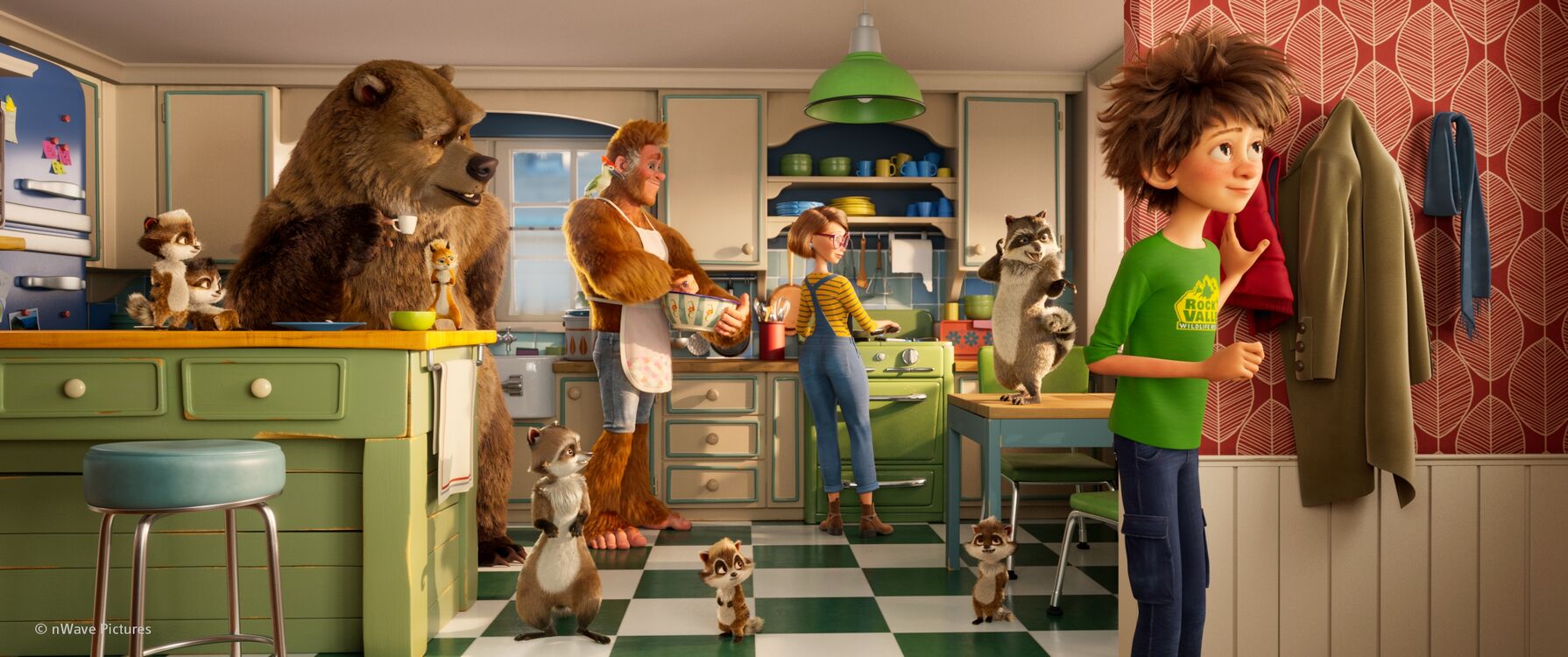 background Bigfoot Family