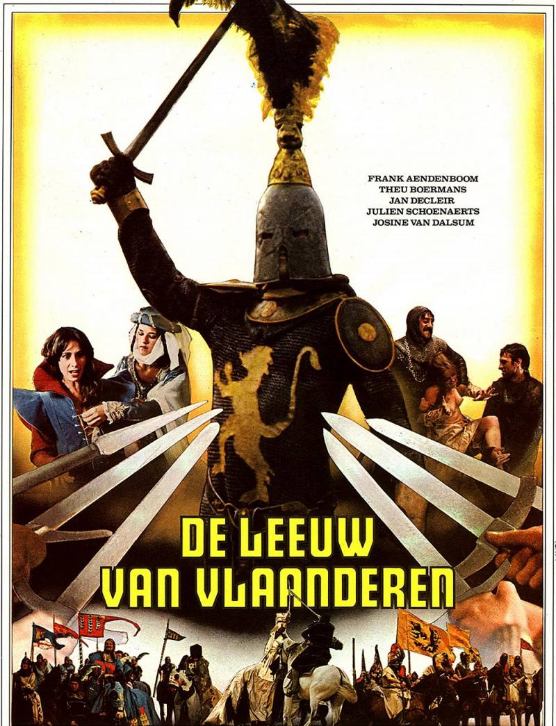 background De leeuw van Vlaanderen