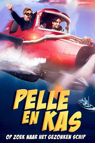 Pelle en Kas op zoek naar het gezonken schip