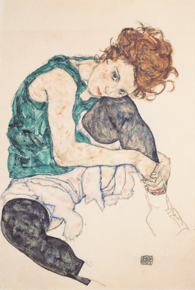 background Klimt & Schiele - Eros and Psyche