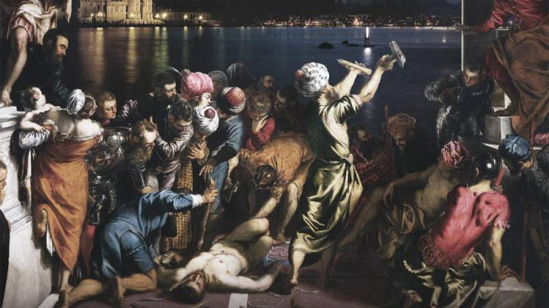 background Tintoretto. A Rebel in Venice