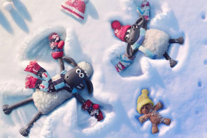 background Shaun the Sheep: The Flight Before Christmas