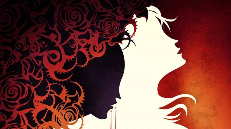 background With A Kiss I Die