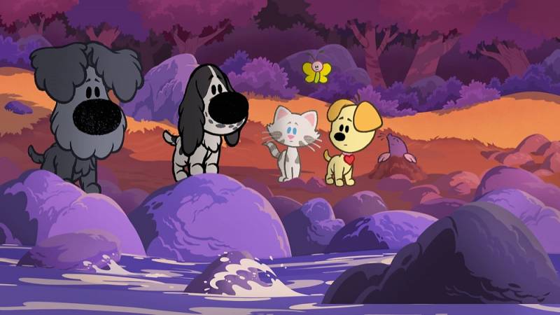 background Woezel & Pip Op zoek naar de Sloddervos!