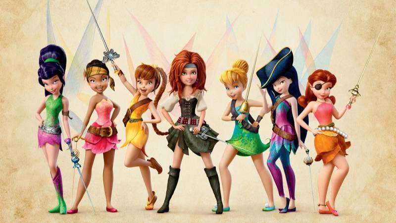 background TinkerBell en de Piraten