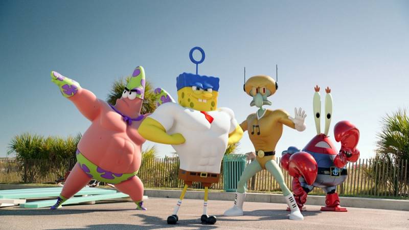 background SpongeBob: Spons Out of Water