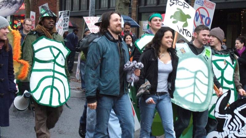 background Battle in Seattle