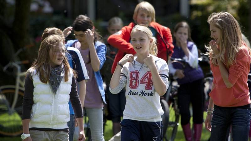 background Achtste-groepers huilen niet