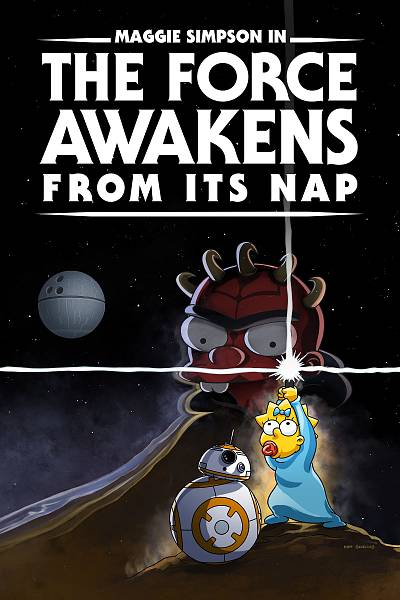 Maggie Simpson in “The Force Awakens from its Nap”