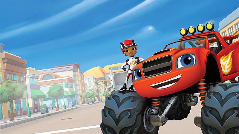 background Blaze and the monster machines
