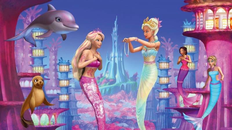 background Barbie in A Mermaid Tale
