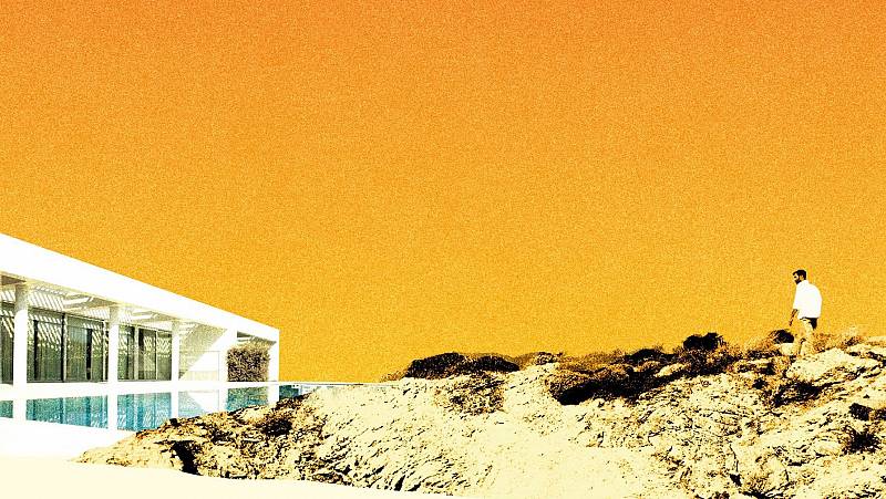 background Verblindende zon