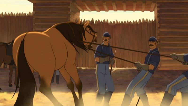 background Spirit: Stallion of the Cimarron