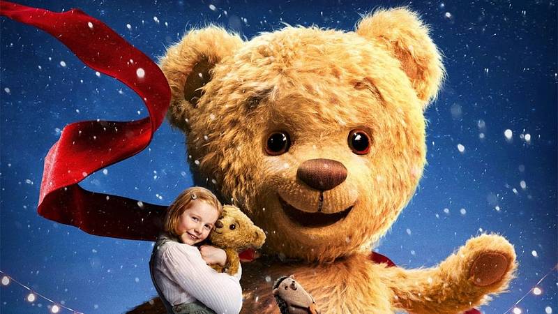 background Teddy's kerstfeest