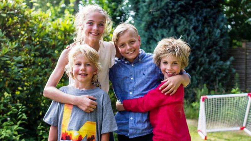 background De familie Kerst