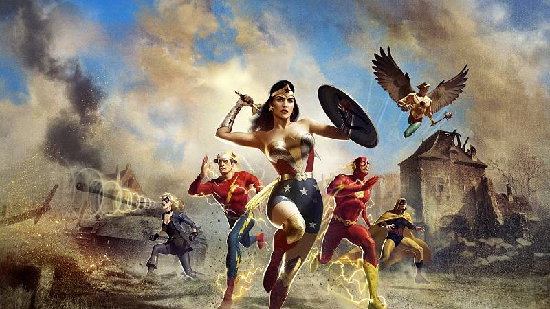 background Justice Society: World War II