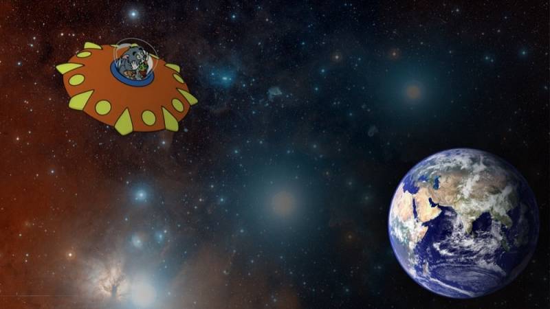 background Tom en Jerry: Voorwaarts Mars