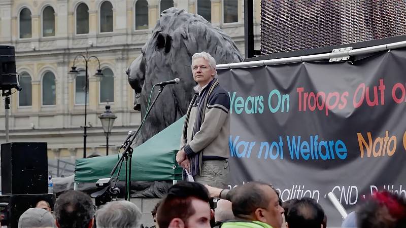 background The Trust Fall: Julian Assange