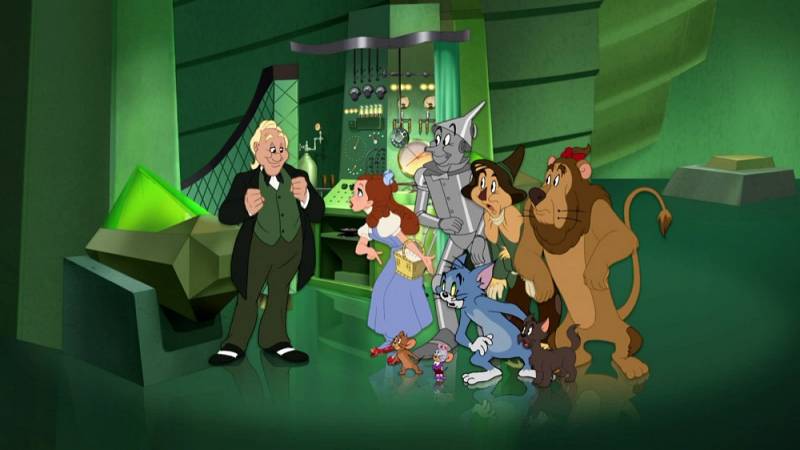 background Tom and Jerry & the Wizard of Oz
