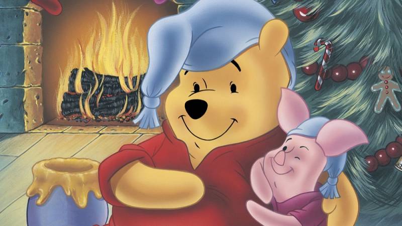 background Winnie the Pooh: A Very Merry Pooh Year