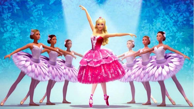 background Barbie in The Pink Shoes