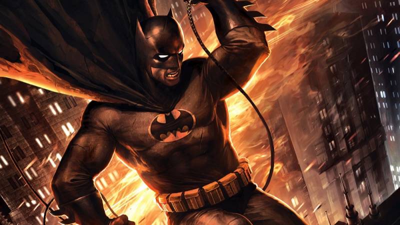 background Batman: The Dark Knight Returns, Part 2
