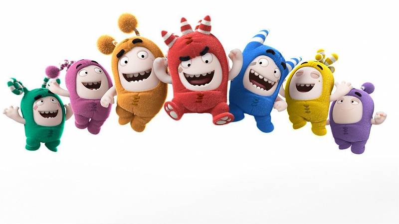background Oddbods Snoepen of Spoken