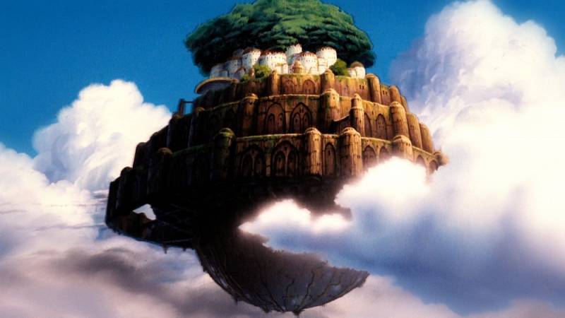 background Castle in the Sky