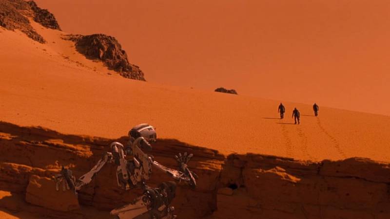 background Red Planet