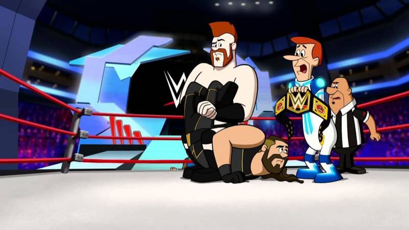 background The Jetsons & WWE: Robo-Wrestlemania