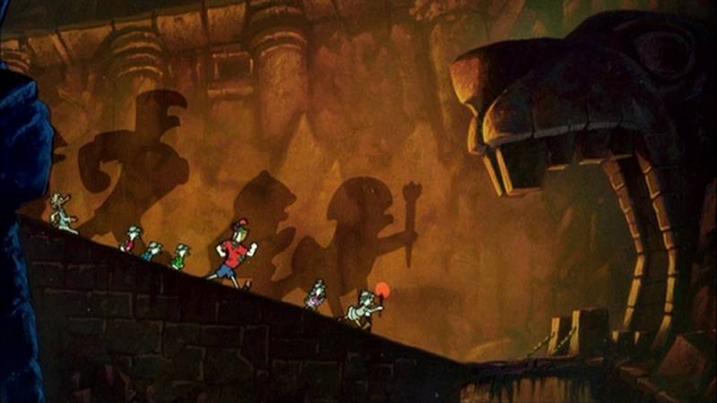 background Ducktales: Het geheim van de wonderlamp