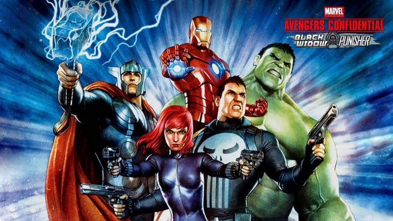 background Avengers Confidential: Black Widow & Punisher