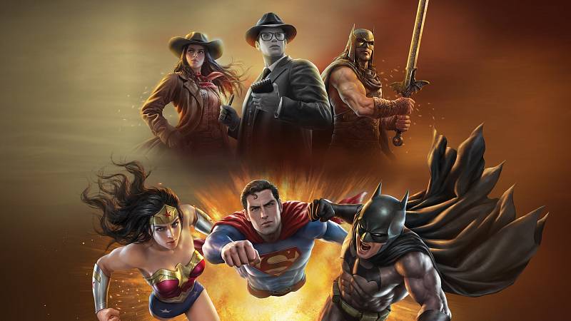 background Justice League: Warworld