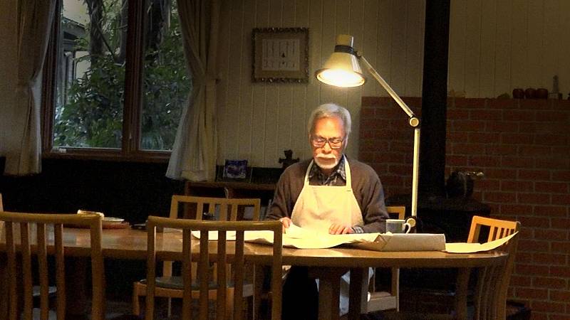background Hayao Miyazaki and the Heron