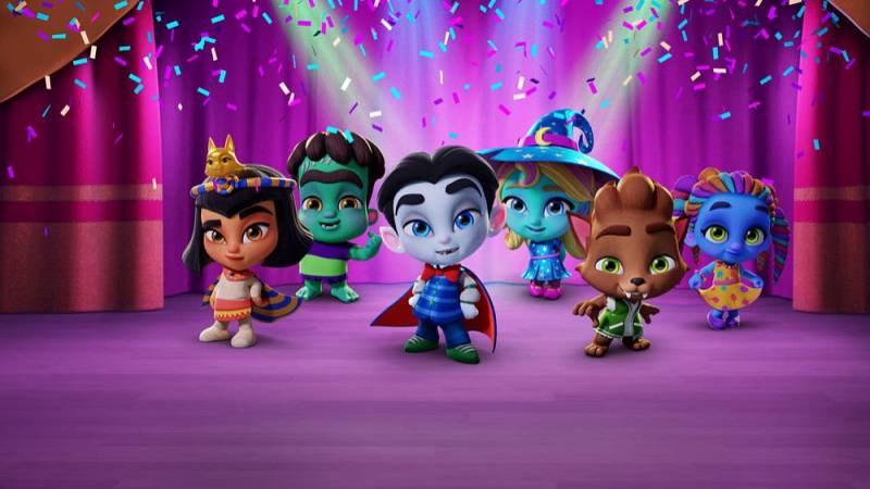 background Super Monsters: Santa's Super Monster Helpers