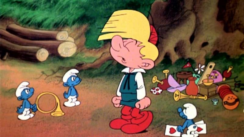 background The Smurfs and the Magic Flute
