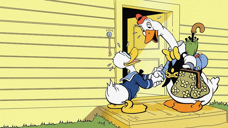 background Donald's Cousin Gus