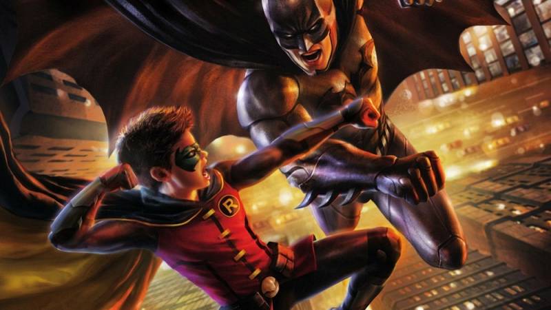 background Batman vs Robin