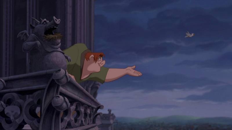 background De klokkenluider van de Notre Dame