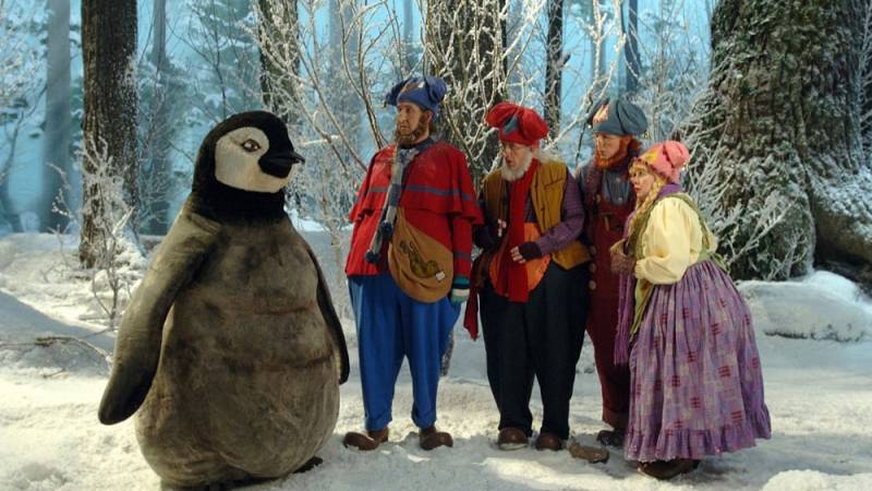 background Plop en de pinguïn