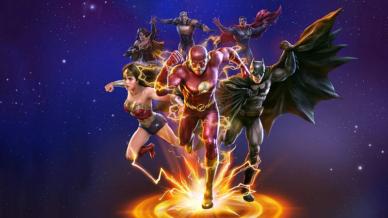 background Justice League: Crisis on Infinite Earths Part One