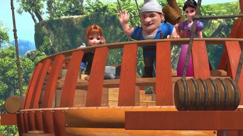 background Snow White's New Adventure