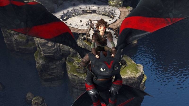 background Dragons: Dawn of the Dragon Racers