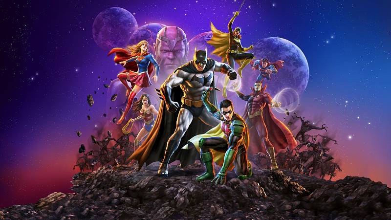 background Justice League: Crisis on Infinite Earths - Part Two