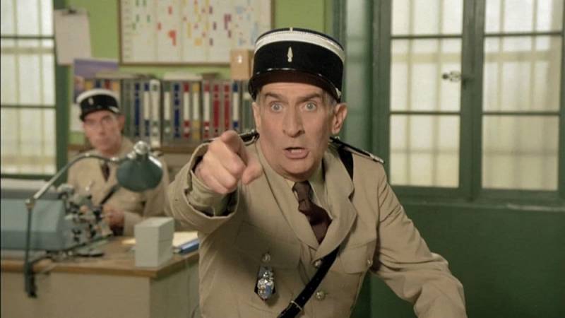 background Le gendarme et les extra-terrestres