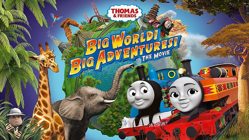 background Thomas de Stoomlocomotief: Grote avonturen in de grote wereld