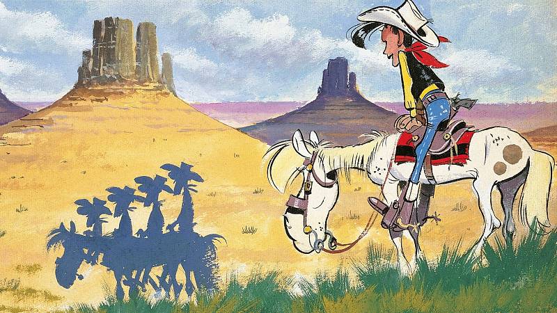background Lucky Luke : La ballade des Dalton
