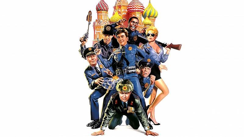 background Police Academy 7: Mission to Moscow