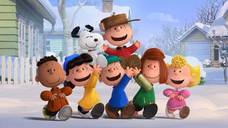 background Snoopy en Charlie Brown: De Peanuts Film