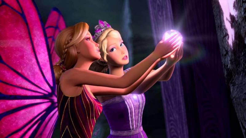 background Barbie Mariposa and the Fairy Princess